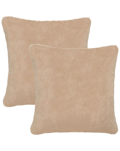 Safavieh Flayn Pillow In Brown