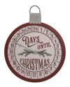 TRANSPAC TRANSPAC WOOD MULTICOLOR CHRISTMAS ORNAMENT COUNTDOWN CALENDAR WITH POINTER