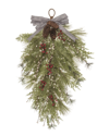 TRANSPAC TRANSPAC ARTIFICIAL 30IN GREEN CHRISTMAS BERRY & PINE SWAG