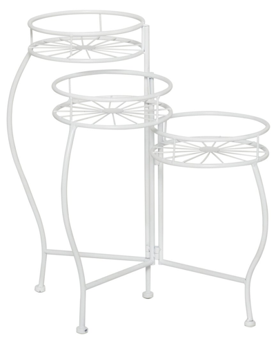 Peyton Lane Transitional Plantstand In White