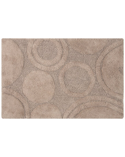 Knightsbridge Orbit Bath Rug In Stone