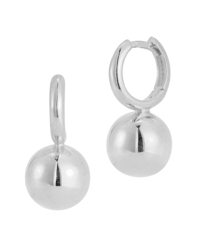 Chloe & Madison Chloe And Madison Silver Bold Ball Earrings