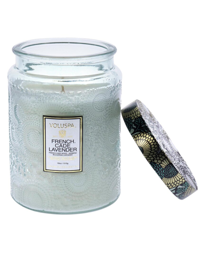 Voluspa French Cade Lavender - Large 18oz Candle In Metallic