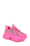 Berness Hanna Chunky Sneaker In Hot Pink