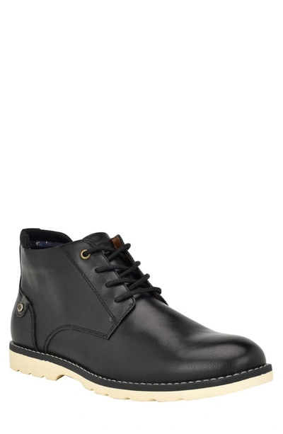 Tommy Hilfiger Men's Nyo Lace Up Low Shaft Chukka Boots In Black