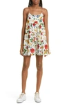 ALICE AND OLIVIA COLLEN FLORAL COTTON SUNDRESS