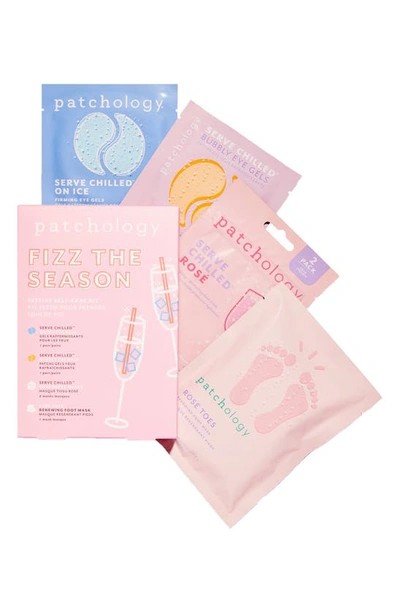 Patchology Fizz The Season Festive Self-care Set $28 Value In White