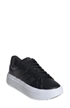 Adidas Originals Nizza Platform Sneaker In Black/ Black/ Carbon