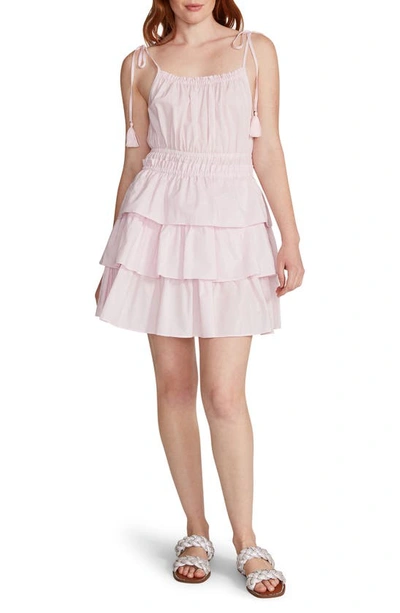 Steve Madden Mireya Mini Dress In Pink Tulle