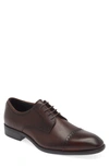 Nordstrom Elliott Cap Toe Lace-up Derby In Brown Dark