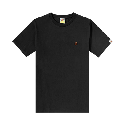 Pre-owned Bape Ape Head One Point Tee 'black'