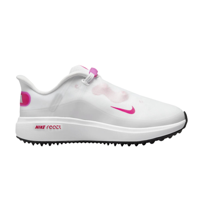 Pre-owned Nike Wmns React Ace Tour 'white Pink Prime'
