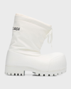 Balenciaga Alaska Nylon Snow Boots In 9000 White