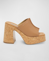 Stella Mccartney Skyla Alter Sporty Mat Sandals Brandy In Brandy