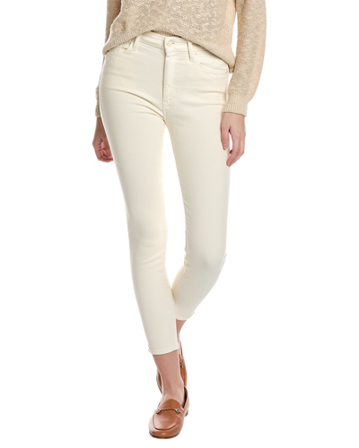 Mother Denim High-waist Looker Ankle Antique White Skinny Jean
