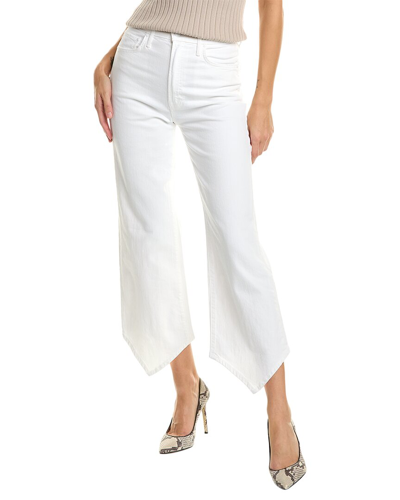 Mother Flared Ankle Denim Jeans In White