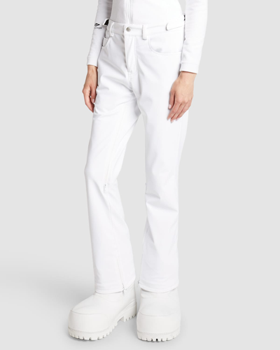 Balenciaga Flared 5-pocket Ski Pants In Bianco