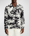 RALPH LAUREN PURPLE LABEL MEN'S MAXWELL ART DECO FLORAL CAMP SHIRT