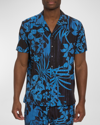 ROBERT GRAHAM MEN'S DRIFT AWAY PRINTED CAMP SHIRT