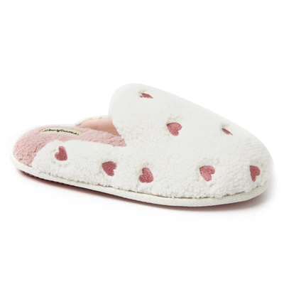 Dearfoams Women's Valentines Day Scuff Slipper In Muslin