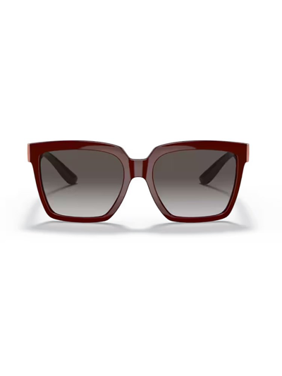 Dolce & Gabbana Eyewear Square Frame Sunglasses In Brown