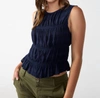 Sanctuary Shirred Sleeveless Top In Multi
