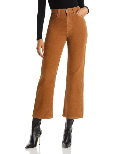 Re/done Womens Corduroy 70's Flared Pants In Multi