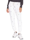 Pj Salvage Womens Comfy Comfortable Sweatpants In White