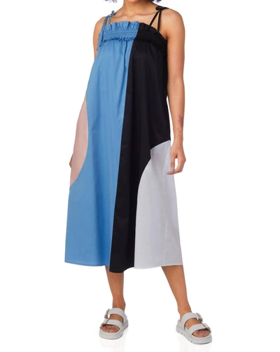 Crosby By Mollie Burch Pippa Dress In Cyclades Colorblock In Multi