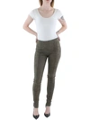 Polo Ralph Lauren Mid-rise Suede Leggings In Grey