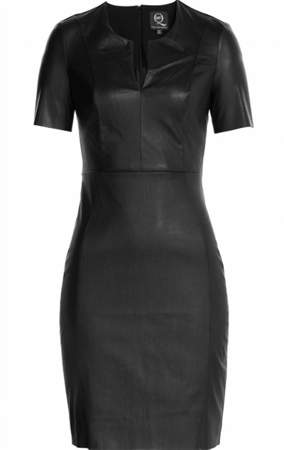 Mcq By Alexander Mcqueen Dress In Black With A Safety Pin In Negro