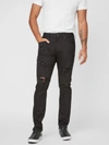 Guess Factory Delmar Slim Straight Jeans In Black