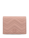 GUCCI GUCCI GG MARMONT QUILTED CARD HOLDER