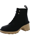 Sorel Womens Leather Lace Up Ankle Boots In Multi