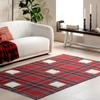 Nuloom Leena High-low Checkered Plaid Area Rug