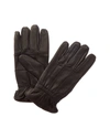 SURELL ACCESSORIES PIECED LEATHER GLOVES