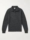 HARTFORD DONEGAL TRUCKER SWEATER IN GRAY