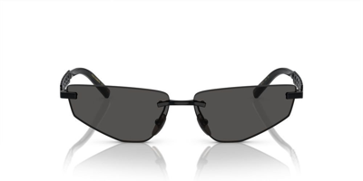 Dolce & Gabbana Eyewear Rimless Sunglasses In Black