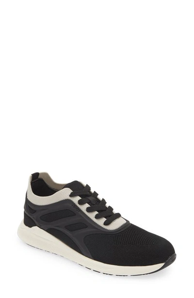 Naot Krypton Sneaker In Black/ Grey Knit