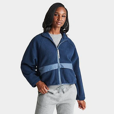 Nike Women's Sportswear High-pile Sherpa Jacket In Diffused Blue