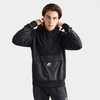 Nike Men's Air Max Half-zip Fleece Hoodie In Black/black/white