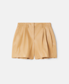 Stella Mccartney Alter Mat Shorts In Biscuit