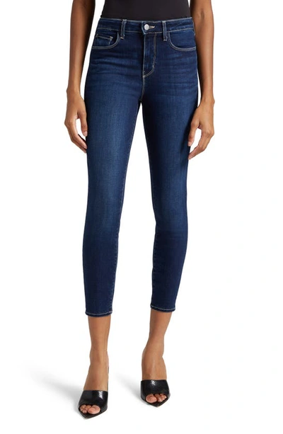 L Agence Margot Crop Skinny Jeans In Alpine