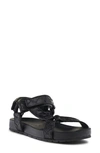 Bottega Veneta Women's Trip Leather Sandals In Black