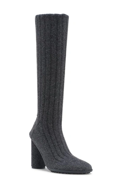 Bottega Veneta Melange Grey Fabric Atomic Ankle Boots