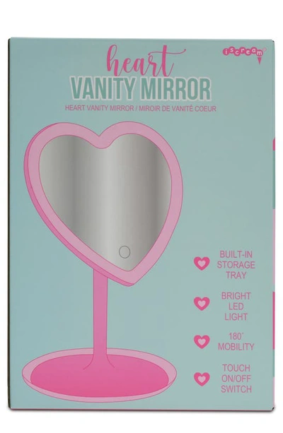 Iscream Kids' Heart Shaped Vanity Mirror In Multi