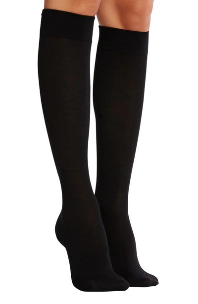 Wolford Merino Knee Socks In Black