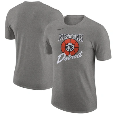 Nike Men's  Charcoal Detroit Pistons 2023/24 City Edition Essential Warmup T-shirt