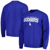 STITCHES STITCHES  ROYAL LOS ANGELES DODGERS PULLOVER SWEATSHIRT