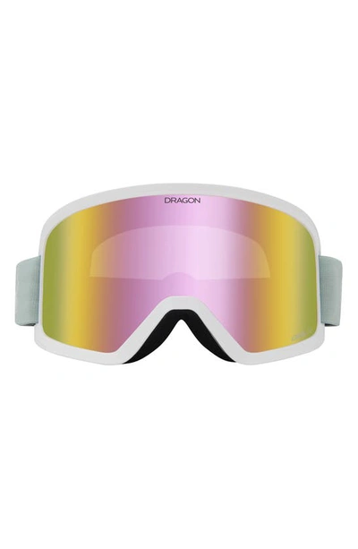 Dragon Dx3 Otg Spyder 61mm Snow Goggles In Mineral Ll Pink Ion